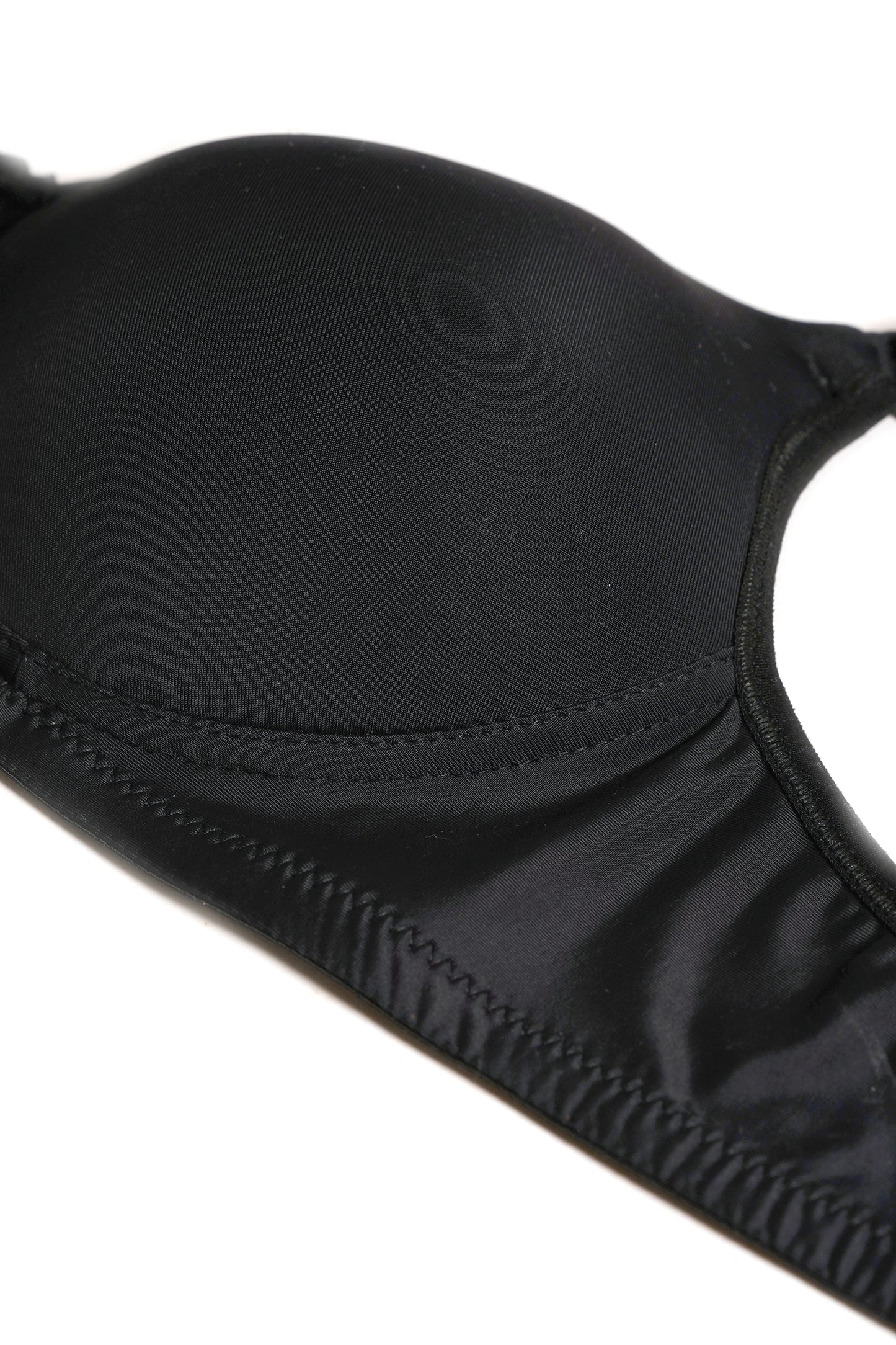 LANGRY Padded Solid Black Women, Ladies Daily Wear Lingerie Set Pack Of 1